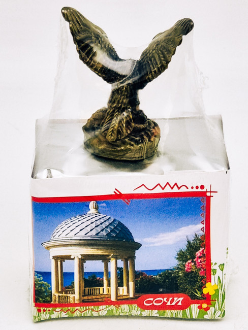 Чай черный ручной сбор 35гр Сочи с сувениром орел средний