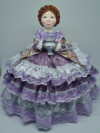 Грелка на чайник или самовар "Кукла Амалия" диаметр 60см