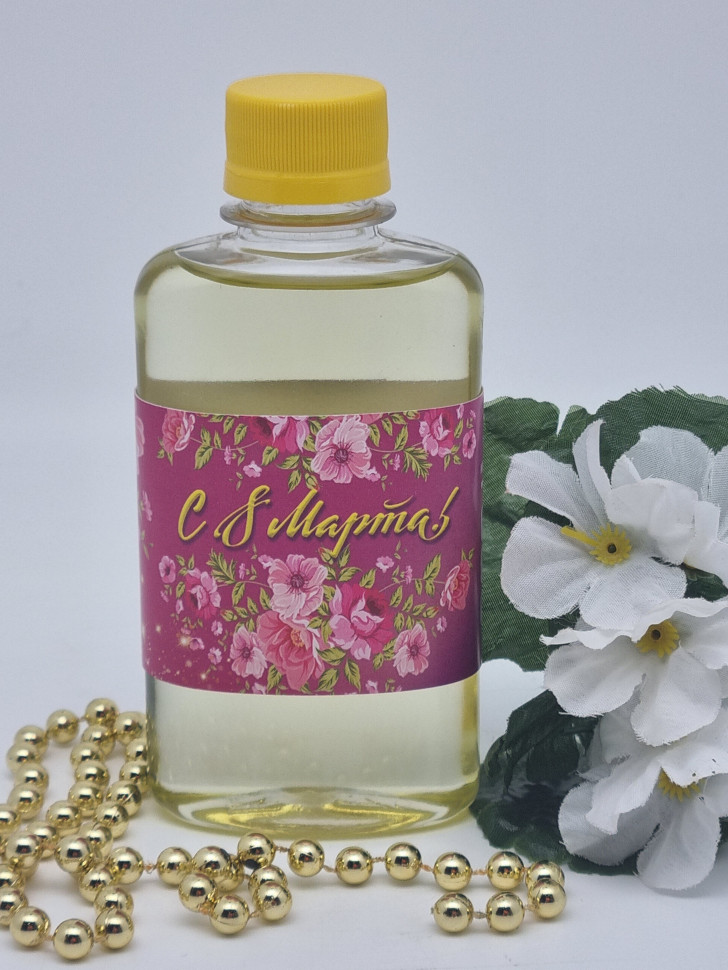 Масло массажное с 8 марта "Роза"  200мл
