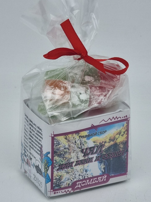 Краснополянский чай "для бани и сауны" 40гр +лукум 50гр Домбай Краснополянский чай "для бани и сауны" 40гр +лукум 50гр Домбай