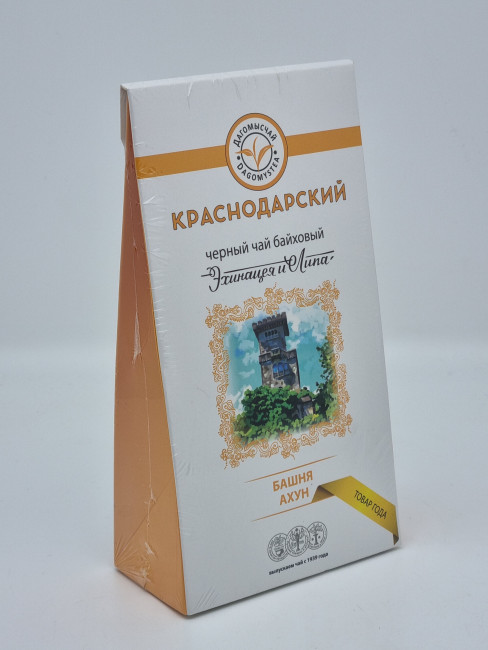 Краснодарский чай черный Эхинацея и Липа «Башня Ахун» 80 гр