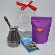 Набор кофе, турка, шоколад Любимой маме Набор кофе, турка, шоколад Любимой маме