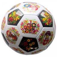 Мяч футбольный большой "Матрешки" Мяч футбольный большой "Матрешки"