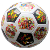 Мяч футбольный большой "Матрешки"