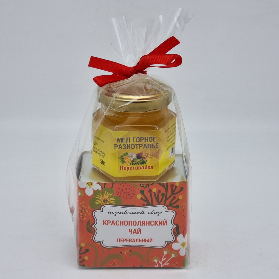 Краснополянский чай "Перевальный" 40гр +мед 50гр