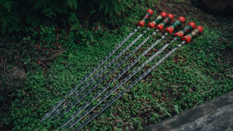 Шампура 5шт ручка "Хохлома" 50см