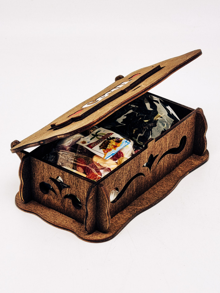 Сокровища Сочи Шкатулка №2 со сладостями и чаем