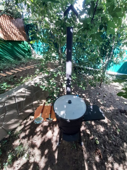 Печь на 12л с двумя съемными столиками комплект №2