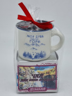 Краснополянский чай "для сауны и бани" 40гр + кружка мини Домбай