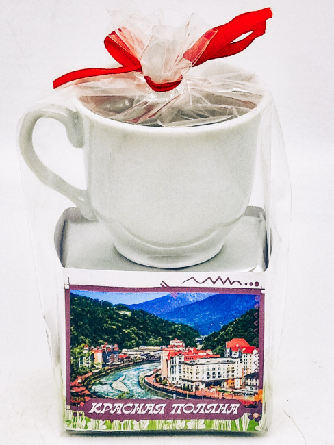 Краснополянский чай "для сауны и бани" 40гр с чашкой мини Красная поляна Краснополянский чай "для сауны и бани" 40гр с чашкой мини Красная поляна