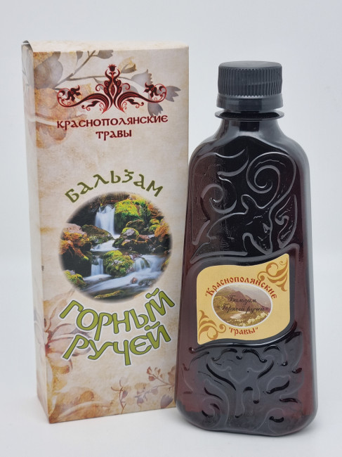 Бальзам Краснополянские травы "Горный ручей" нормализующий 250мл Бальзам Краснополянские травы "Горный ручей" нормализующий 250мл