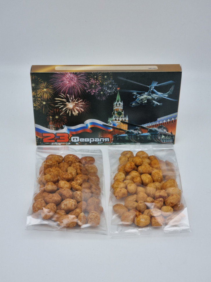 Набор Арахис в хрустящей оболочке "Аджика и Барбекю" с 23 февраля