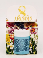 Подарок на 8 марта гель-скраб Морская соль с краснополянскими травами 50гр