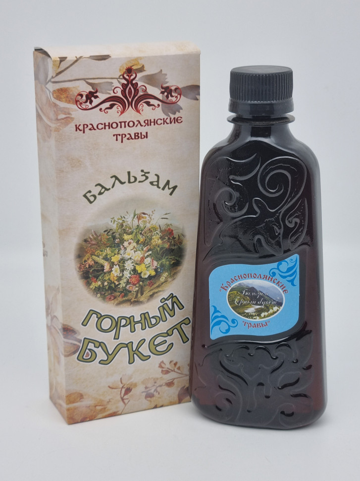 Бальзам Краснополянские травы "Горный букет" тонизирующий 250мл