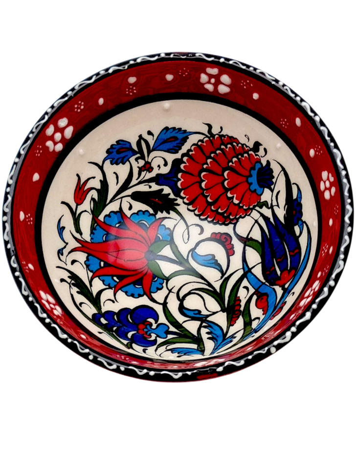 Пиала из керамики расписная 15см