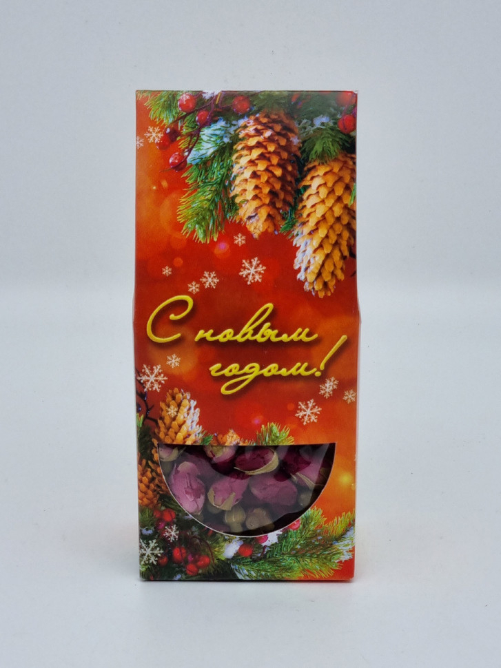 Роза бутоны 40гр с новым годом