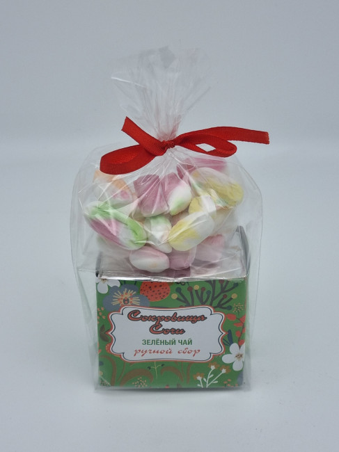 Чай зеленый ручной сбор 40гр + парварда 50гр