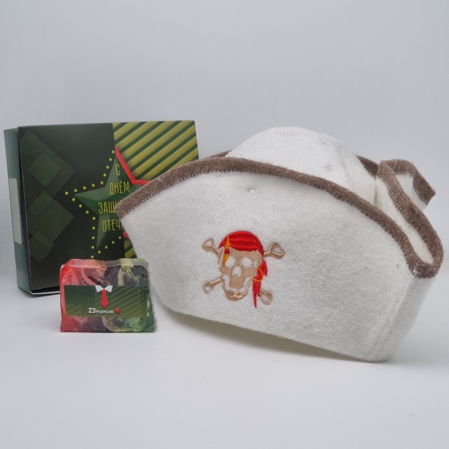 Набор для бани "Пиратка" с 23 февраля