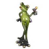 Лягушка с коктейлем 8,3*7,5*15,5см