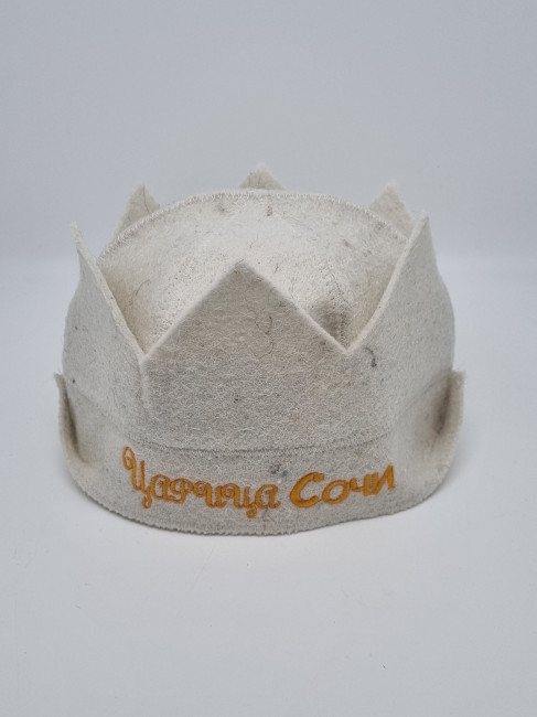 Шапка для бани корона "Царица"