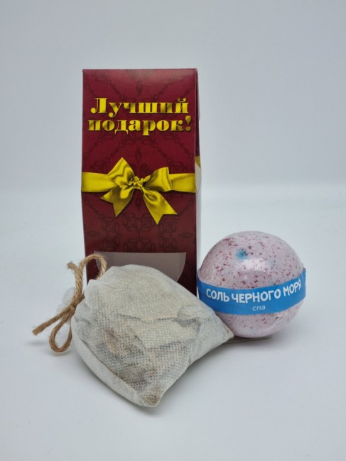 Набор 246 для бани соль для ванны СПА и запарка эвкалипт лучший подарок