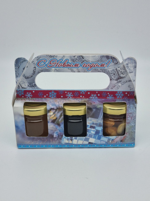 Набор Праздничный 3А 3 меда с новым годом Набор Праздничный 3А 3 меда с новым годом
