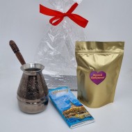 Набор кофе, турка, шоколад Милой бабушке Набор кофе, турка, шоколад Милой бабушке