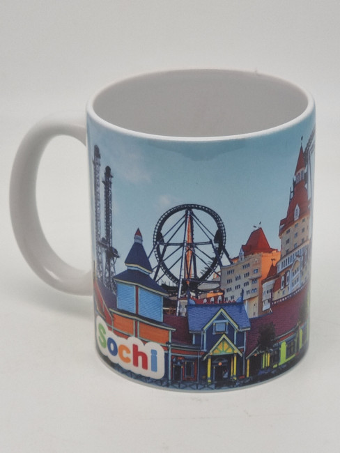 Кружка 250мл виды Сочи 798