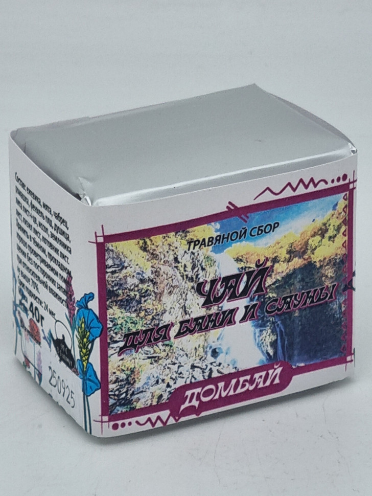 Краснополянский чай "для сауны и бани" 40гр Домбай