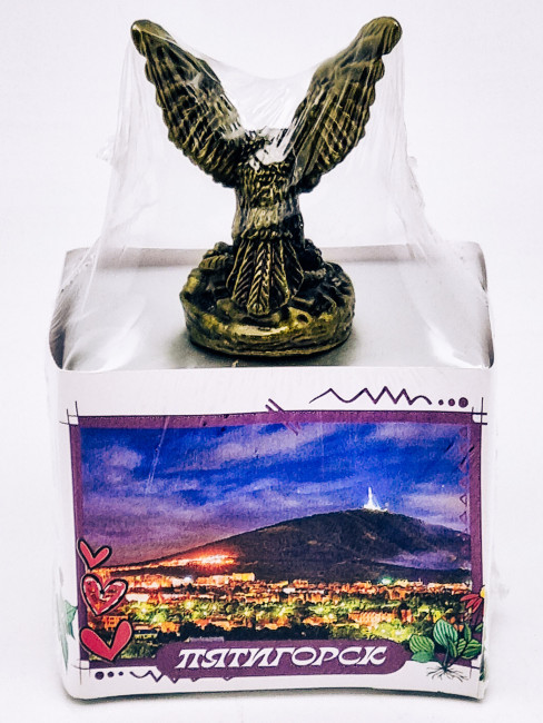 Краснополянский чай "Перевальный" 40гр Пятигорск с сувениром орел средний