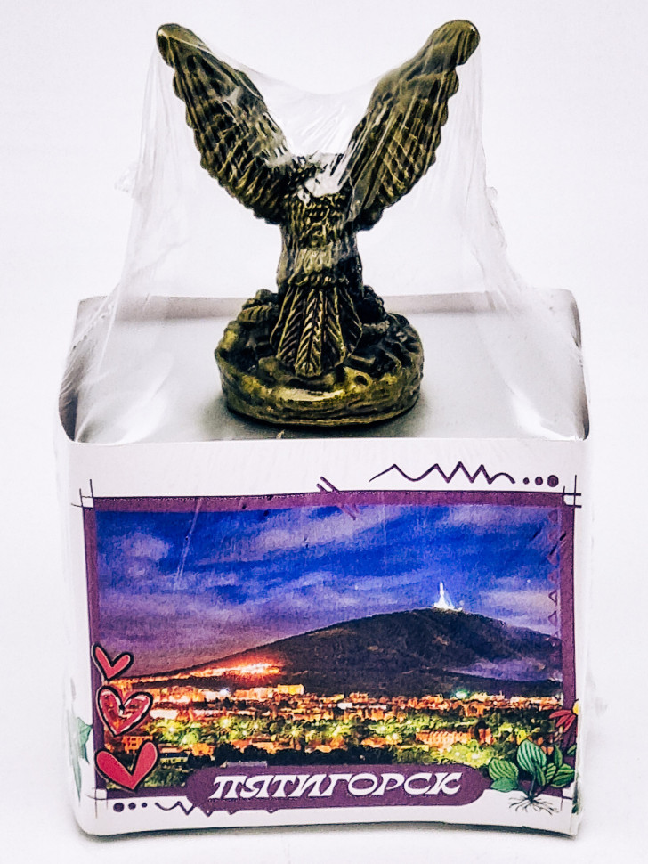 Краснополянский чай "Перевальный" 40гр Пятигорск с сувениром орел средний