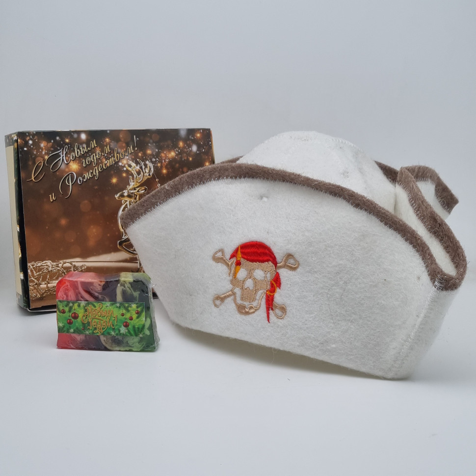 Набор для бани "Пиратка" с новым годом