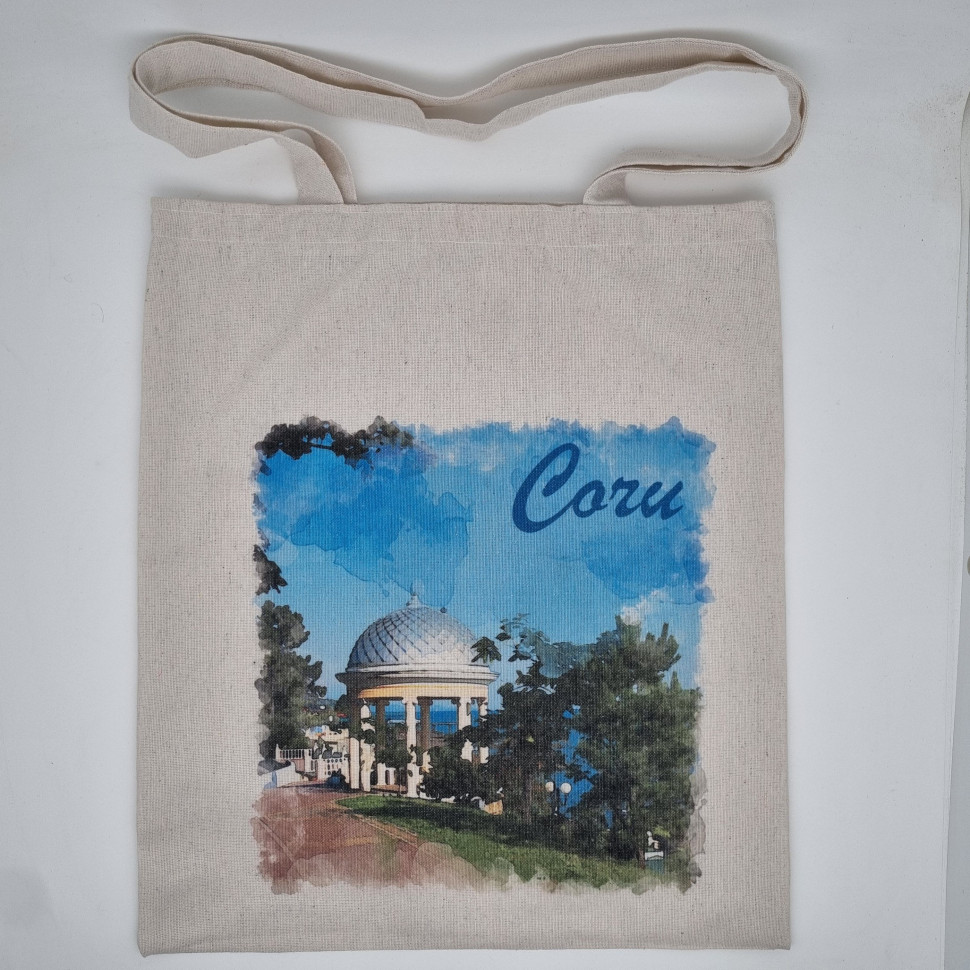 Сумка шоппер виды Сочи Ротонда 2