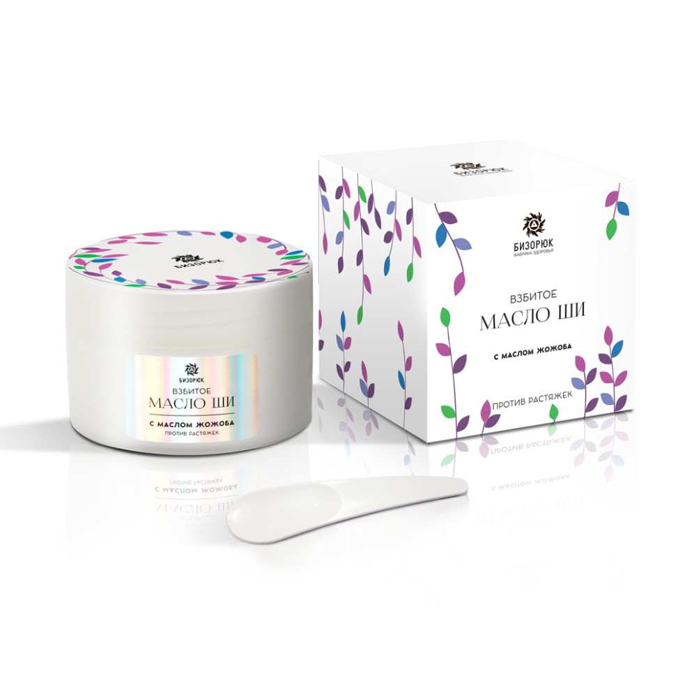 Взбитое масло ши с маслом жожоба против растяжек 50мл