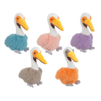 Пеликан мягкая игрушка 29см микс