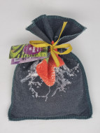 Чай зеленый в сувенирном мешке "Клубника со сливками" 100гр