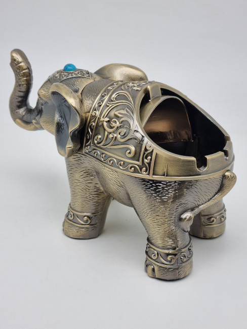 Пепельница с крышкой металл Слон №1 Пепельница с крышкой металл Слон №1