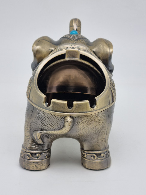 Пепельница с крышкой металл Слон №1 Пепельница с крышкой металл Слон №1
