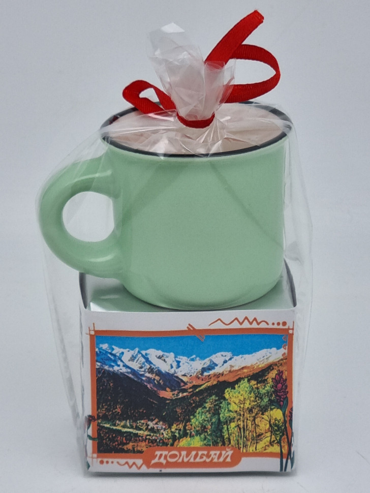 Краснополянский чай "Перевальный" 40гр + кружка мини Домбай