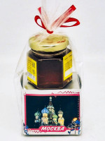 Чай черный ручной сбор 35гр + мед 50гр Москва