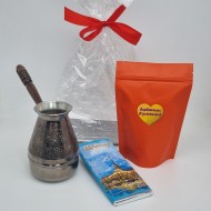 Набор кофе, турка, шоколад Любимым кумовьям Набор кофе, турка, шоколад Любимым кумовьям