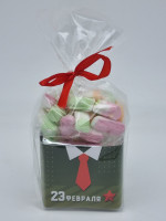 Подарочный набор с 23 февраля чай зеленый ручной сбор 40гр и парварда 50гр