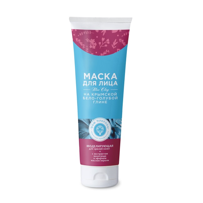 Маска для зрелой кожи на основе Крымской бело-голубой глины "Моделирующая" 160гр