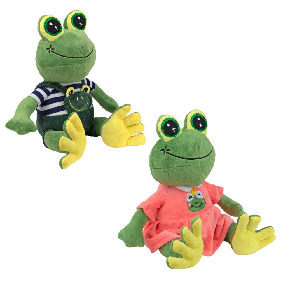 Лягушка мягкая игрушка 40см микс