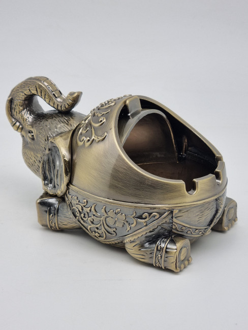 Пепельница с крышкой металл Слон №2 Пепельница с крышкой металл Слон №2