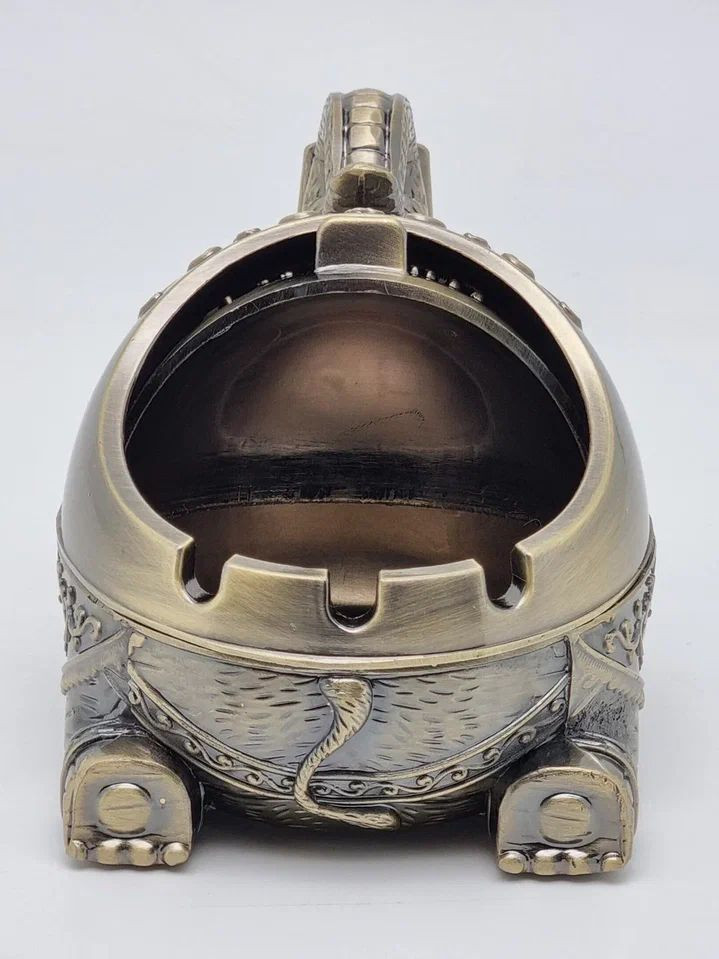 Пепельница с крышкой металл Слон №2