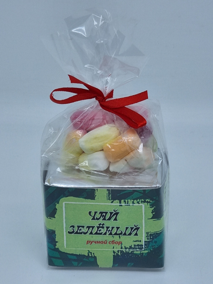 Чай зеленый ручной сбор 40гр + парварда 50гр Москва