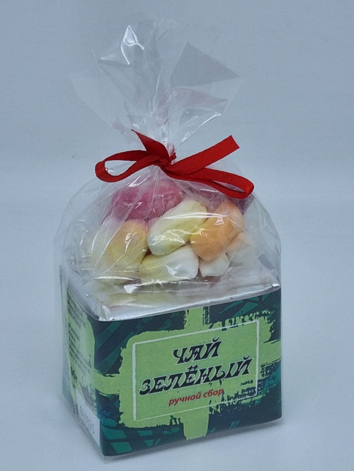 Чай зеленый ручной сбор 40гр + парварда 50гр Москва
