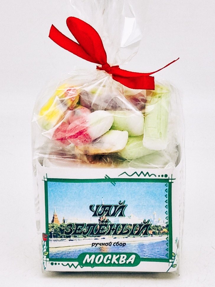 Чай зеленый ручной сбор 40гр + парварда 50гр Москва