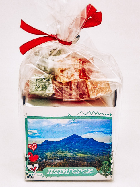 Краснополянский чай "Высокогорный" 40гр +лукум 50гр Пятигорск с магнитом Краснополянский чай "Высокогорный" 40гр +лукум 50гр Пятигорск с магнитом